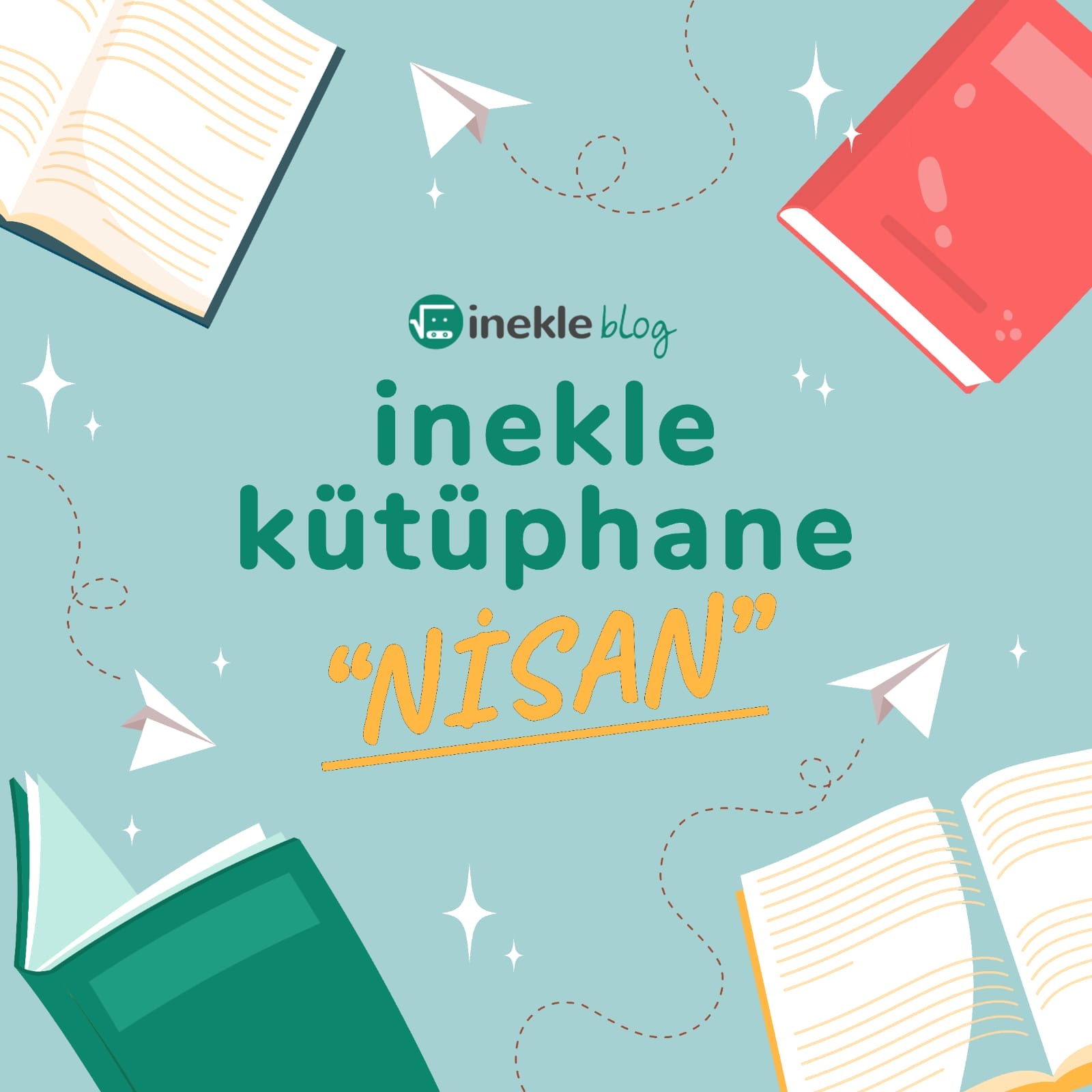 inekle Kütüphane- Nisan Ayı